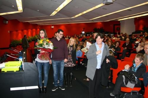 Fiori per ringraziare Marzia Fratti
